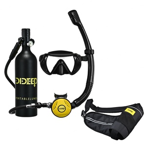 Portable 1L Mini High-Pressure Dive Air <b>Tank</b> <b>Scuba</b> Diving Equipment Carbon Fiber Steel Aluminium Material for High Oxygen Use - Product Image 3