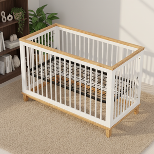 High Quality Solid Pine Wood Baby <strong>Cribs</strong> Baby Furniture Bed Size 70*130cm Mattress - Product Image 1