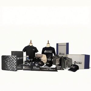 Design Professional High Quality Custom Logo PU Leather Business Tote Durable Reusable Promotion Events Gifts Welcome Black - Product Image 1