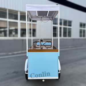 Chariot de crème glacée vélo électrique chariot de vélo de glace pilée chariot de Popsicle congelé à vendre - Product Image 4