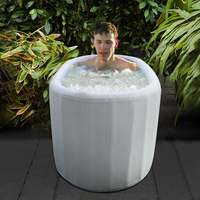DAMA Logo personnalisé 2024 nouveau Design Fitness trempage froid Pvc pliant Portable glace baignoire baril adultes gonflable glace baignoire