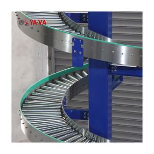 Transportador de rodillos de gravedad elevador Vertical en espiral para alimentos, bebidas, plantas de fabricación, transportador de tornillo de rodillo de conducción usado - Product Image 4