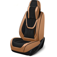 Housse de siège de voiture universelle en cuir pleine fleur de qualité supérieure, luxe, amélioration haut de gamme de l'intérieur automobile