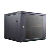 Armoire murale WS1 600*600 9U pour serveur, montage en rack 19 pouces, acier laminé à froid, protection IP20, capacité de charge de 60 kg, en stock