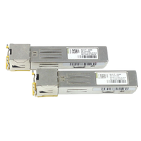 GLC-T est une carte d'interface de module avec un taux de transmission de 1.25 Gb/s (compatible avec Gigabit Ethernet) et une interface RJ-45,