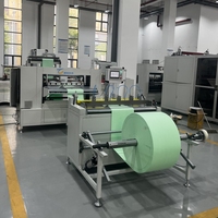 Machine à plisser le ruban adhésif entièrement automatique à grande vitesse pour ligne de production de médias filtrants