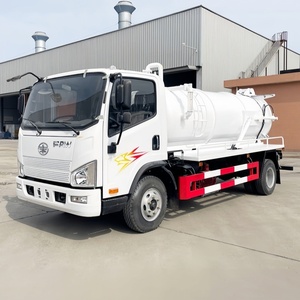 FAW 4x2 7m³ Camion-citerne à vide pour eaux usées, manuel, diesel, prix compétitif - Product Image 3