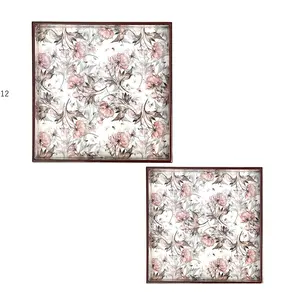 Bandeja de fruta de madera MDF de primera calidad, tamaño personalizado, artesanía duradera de alta calidad para servir alimentos, bebidas, exhibiciones decorativas - Product Image 3