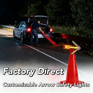 12W 64Pcs <span class=keywords><strong>LED</strong></span> Giao Thông Có Thể Gập Lại Mũi Tên Ánh Sáng Đường An Toàn Cảnh Báo Ánh Sáng Có Thể Sạc Lại Không Thấm Nước <span class=keywords><strong>LED</strong></span> Hình Nón Ánh Sáng - Product Image 6