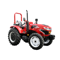 Multifunktionaler 60-90PS 4x4 Landwirtschaftstraktor zum Pflügen, Hacken und Ziehen
