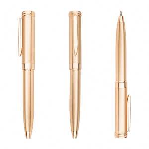 Stylo bille torsadé en acier inoxydable mini format 2024 Kasun avec impression laser du logo - Product Image 3