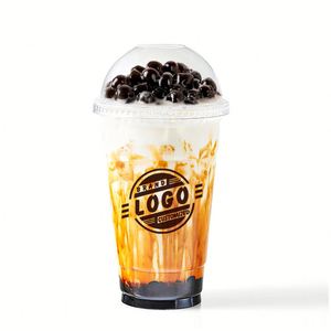 Vasos Desechables de Plástico PET Transparente Ecológicos con Logotipo Personalizado de 89 mm para Café, Té Boba y Jugos - Tamaños de 10/12/14/16/20/24 oz - Product Image 3