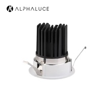 Spot LED carré encastré 18W, orientable, dimmable Dali, anti-éblouissement, conforme aux normes australiennes, fournisseurs de downlights encastrés