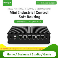 冠峰i5-7200u准骨DDR4 i211 NICs迷你pcie网络设备opnsense硬件路由器pfsense 1u vpn服务器