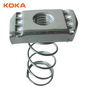 Écrou à ressort pour profilé en acier galvanisé inoxydable M8 M10 M12, prix d'usine - Product Image 1