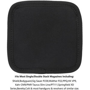 एकल/डबल पत्रिका पाउच 9 मिमी. 40 .45 .380 .357 iwb mg होल्स्टर को छुपा लिया गया चार्जर धारक चाकू फ्लैशलाइट केस नायलॉन - Product Image 2