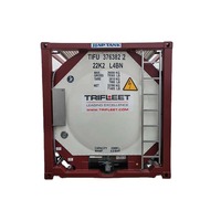 Prix bas 20ft ISO conteneur de réservoir conteneur de réservoir d'huile pour le transport de carburant