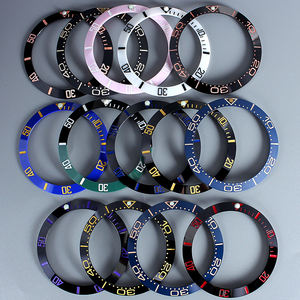 Bisel de Cerámica Negro de 38mm-30.6mm para Caja de Reloj de 40MM, Repuesto para Sea <span class=keywords><strong>Master</strong></span> SUB <span class=keywords><strong>GMT</strong></span> - Product Image 5