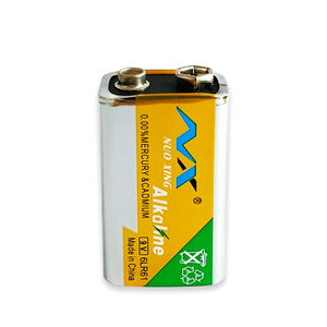 Batteria alcalina 9V, batteria da <span class=keywords><strong>9</strong></span> volt, microfono universale per microfono senza fili batteria 6 lr61 - Product Image 1