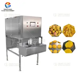 Automatic mango apple avocado pear peeling coring and separating machine