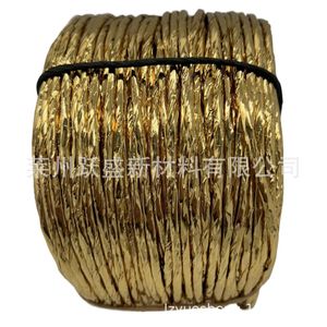 Le fabricant fournit des cordes en papier à brin unique de 4 mm, des cordes en papier or et argent, des cordes dorées, des cordes pour emballage cadeau, des cordes pour décoration DIY. - Product Image 4