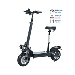 Fat Tyre Electric Scooter 20AH Wholesale Two Wheels For Adult 1000W City Electric Scooter