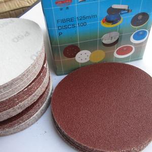 Disques de ponçage Golden Eagle 4 pouces 100 mm en alumine avec support floqué pour le polissage des métaux - Product Image 2