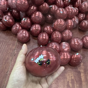 Jouet Squishy Pâton Scintillant de Noël, Jouet Anti-Stress à Presser, Jouet de Soulagement du Stress pour les Fêtes avec Plateau Vapeur, Cadeau de Fête de Noël - Product Image 2
