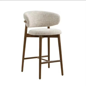 Silla <span class=keywords><strong>de</strong></span> Barra Alta <span class=keywords><strong>de</strong></span> Estilo Nórdico Moderno JP, Silla <span class=keywords><strong>de</strong></span> Comedor con Muebles <span class=keywords><strong>de</strong></span> Ratán, Silla <span class=keywords><strong>de</strong></span> Barra <span class=keywords><strong>de</strong></span> Madera para Hotel, Restaurante y Apartamento - Product Image 5