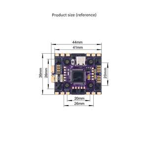 Nuevo MATEKSYS Raptor 5 Flight Stack - Controlador de Vuelo F760A con ESC de 60A (BL32-bit) de Plástico para Micro Drones de Carreras - Product Image 1