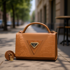 Bolso de Hombro y Bandolera Fana Moderna Lourdes Color Camel para Mujer, Idea de Regalo Perfecta - Product Image 2