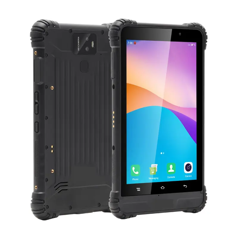 Factory 8 Inch Smart Rugged Phone Android Waterproof Cell Case Rugged Tablet with barcode scanner