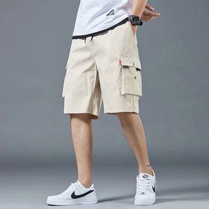 Pantaloncini da Lavoro <span class=keywords><strong>Bermuda</strong></span> da Uomo a Prezzo di Fabbrica, <span class=keywords><strong>Pantaloni</strong></span> Casual Larghi Stile Hip Hop con Tasche Multiple, Pantaloncini Cargo di Alta Qualità per Uomo - Product Image 4