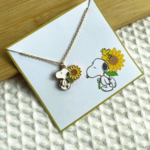 Collana Anime Snoopy Hello Kitty, Collana con Ciondolo alla Moda per Migliori Amiche e Coppie - Product Image 5