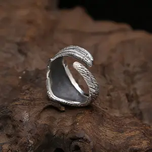 Кольцо из серебра 925 пробы с крыльями орла для мужчин и женщин