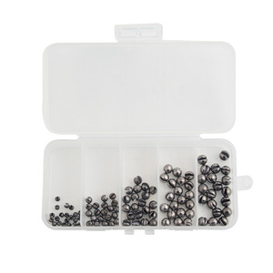 Caja de 100 Clips Abiertos para Pesca, Accesorio de Múltiples Especificaciones para Pesca en Balsa, Roca, Lago y Señuelos - Product Image 6