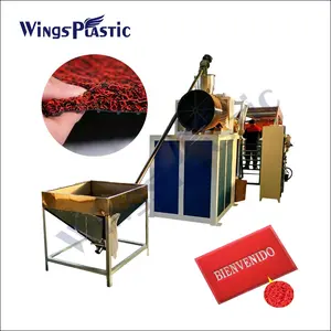 Пластиковый экструдер, ПВХ, уличный Противоскользящий пластиковый коврик, производственная линия, ковровый коврик, машина для производства листов