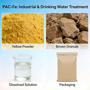 पॉलीएल्यूमीनियम क्लोराइड औद्योगिक अपशिष्ट जल पीने के पानी के लिए कार्बन एसोबेंट रासायनिक सहायक एजेंट पाउडर - Product Image 3