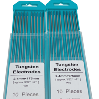 Electrodo de tungsteno de tierras raras, electrodo Aqua Blue Tip 3/32x7