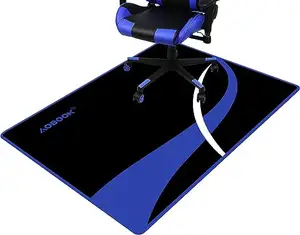 שולחן עבודה מותאם אישית רצפת מגן משרד מחשב כיסא מחצלת rgb משחקים משרדית כיסא מחצלת לשטיח