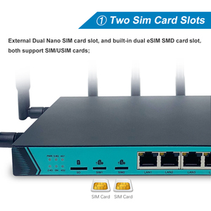 Tốc độ cao mở khóa không dây AC1200 Dual Band openwrt 4G Sim Modem - Product Image 2
