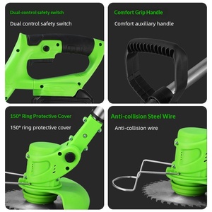 Podadora de Césped Inalámbrica Multifuncional Recargable de Grado Industrial con Batería de Iones de Litio de 18 V y Cuchilla de Plástico de Alta Potencia - Product Image 3