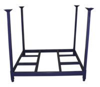 Revêtement de poudre et protection contre la corrosion caractéristique empilage de l'acier type de rack post palette pour système de stockage
