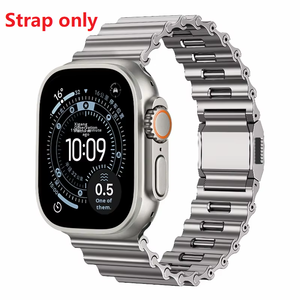 Correa de Reloj de Acero Inoxidable de Liberación Rápida para Apple Watch S 10 11 46mm Ultra 49mm SE 44mm, Correa Magnética - Product Image 1