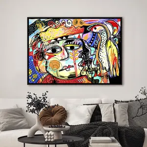 Canvas Oil Painting Graffiti Modern Pop Art Paintings Wall Arts Nordic Living Room Home Decor Portait Print Wall Picture