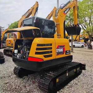 Excavadora Usada de Marca China Famosa SY60C/SY60, Modelo 2023, 6 Toneladas, Motor y Caja de Cambios en Buen Estado, Equipo de Construcción - Product Image 1