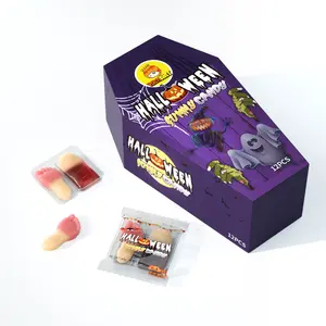 Órgano corporal de Halloween, mano, pie, ojo, forma de bola, masticable, caramelo de goma - Product Image 1