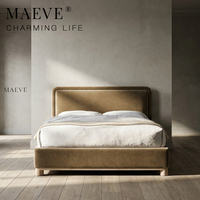 Lit King Size Moderne Haut de Gamme avec Rangement, Ensemble de Chambre Élégant Idéal pour Appartement, pour une Utilisation Domestique de Luxe