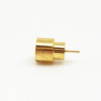 Conector Coaxial RF Macho Recto con Sello Hermético Chapado en Oro, Tipo Blind Mate, 50 Mini SMP