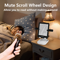 Control Remoto Inalámbrico para Pasar Páginas en Kindle, Kobo, iPad, iPhone y Android, Recargable, con Disparador de Cámara